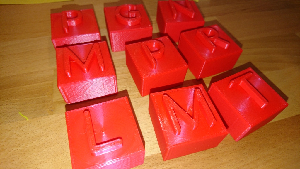 Lego-Duplo letter brick