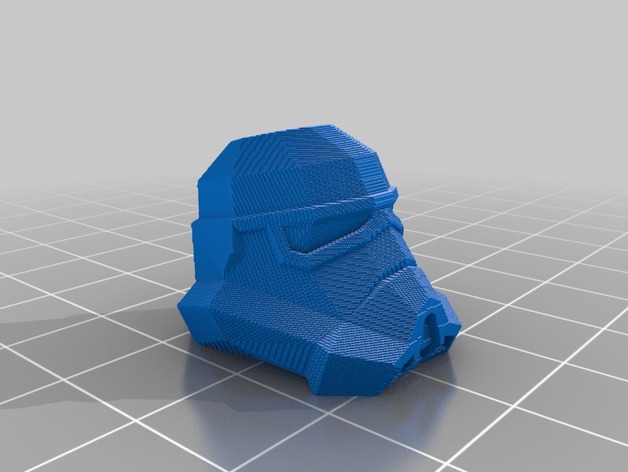 (3D Slash) stormtrooper_lowpoly_head