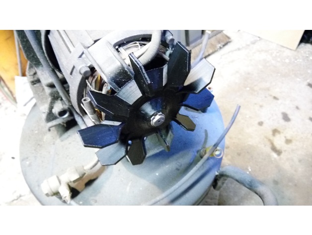 Air Compressor Fan (replacement for common 14mm shaft compressor motors)