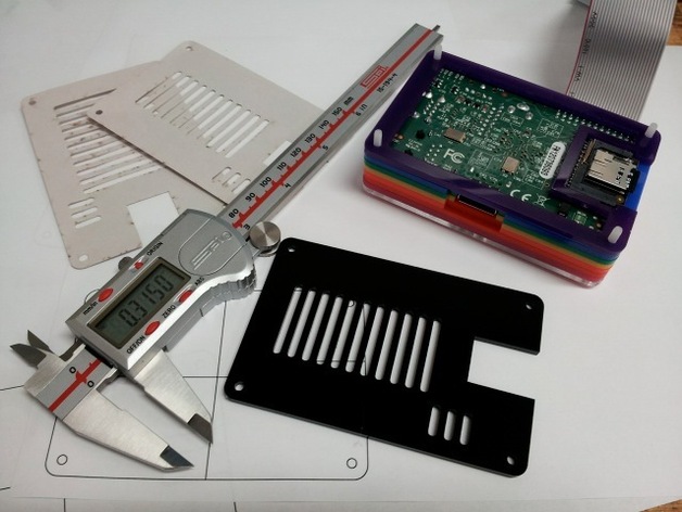 Pibow Base for MicroSD Adapter