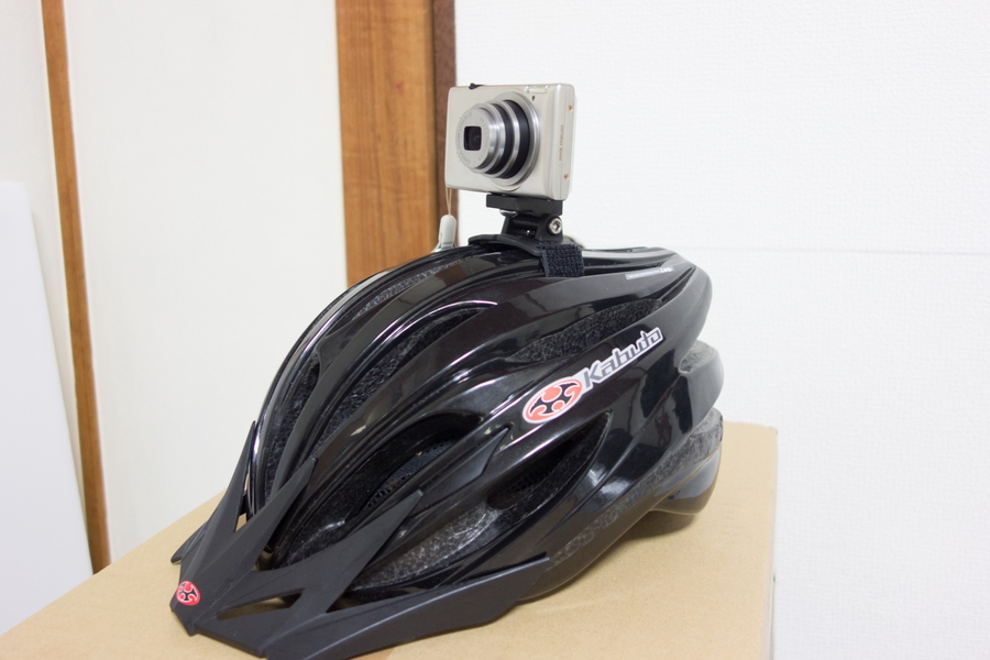 Camera mount for bike helmet