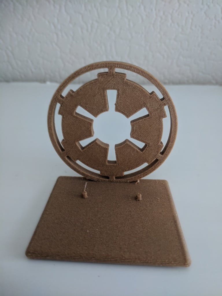 star wars display stand for black series Imperial logo