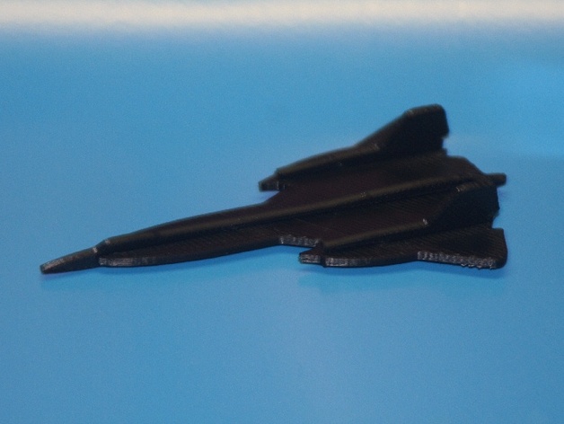 Lockheed SR-71 Blackbird 3D Printable