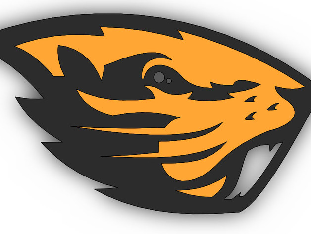 Oregon State Beavers 3d Logo