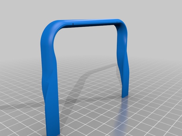 Print bed handle extended