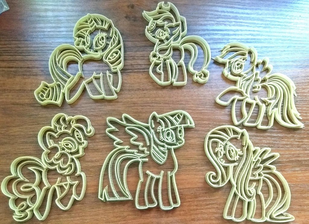 My little pony - cookie cutters