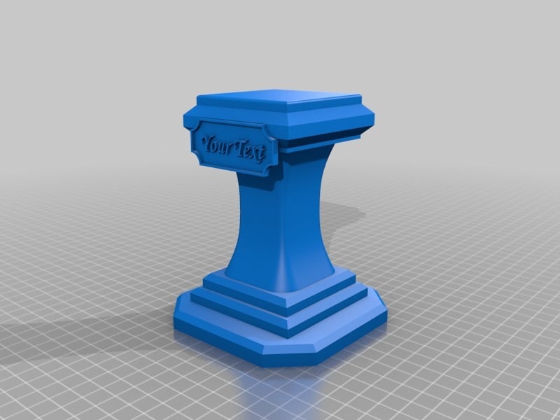 Pedestal / Stand for bust prints