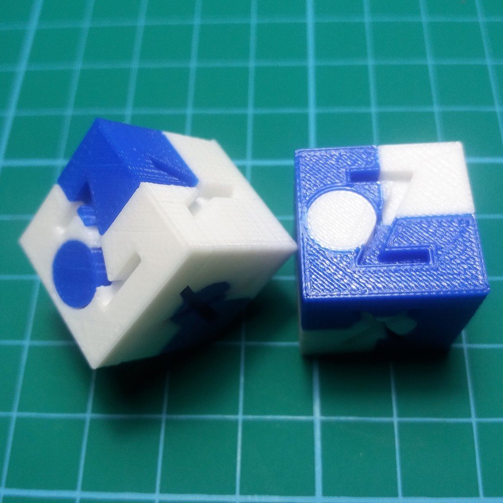 Calibration Cube (DUAL EXTRUDER)