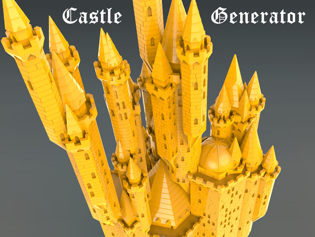 Fantastic Medieval Castle Generator v1