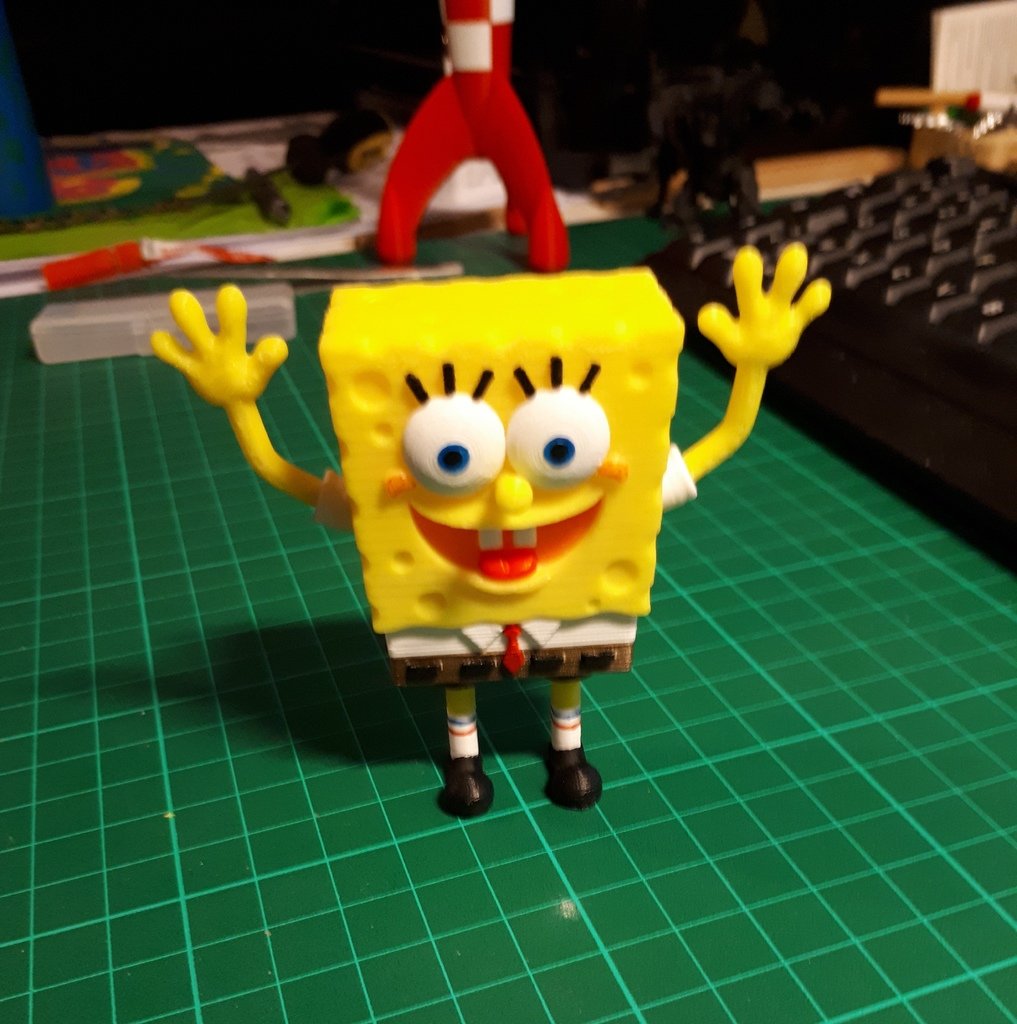 Spongebob multi colour figure