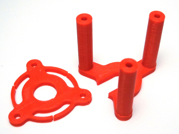 Prometheus hot-end mount for Rostock max and Orion delta printer. E3d version included.