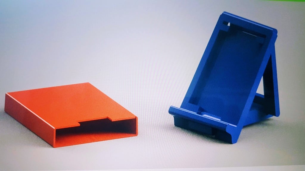 Collapsible mobile phone holder