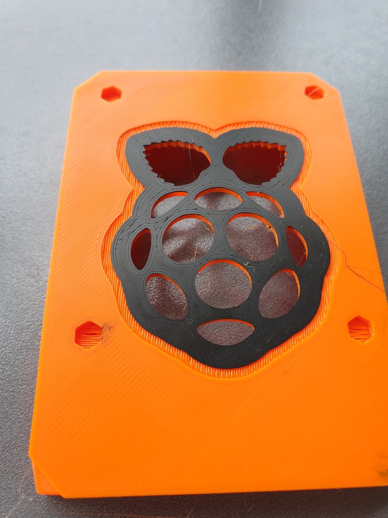 Prusa MK3 M2.5 raspberry Pi case with berry logos, exposed GPIO ports+Camera Slot