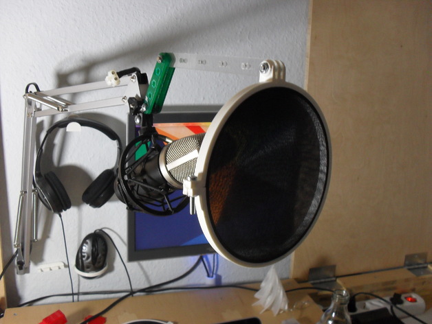 Pop filter/Wind screen (with optional GoPro mount)