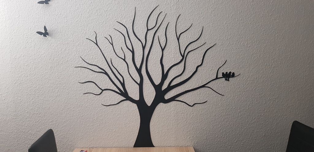 Tree Stencil Wall Art