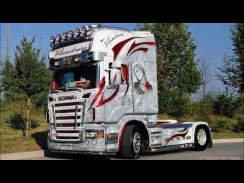 Scania truck litho