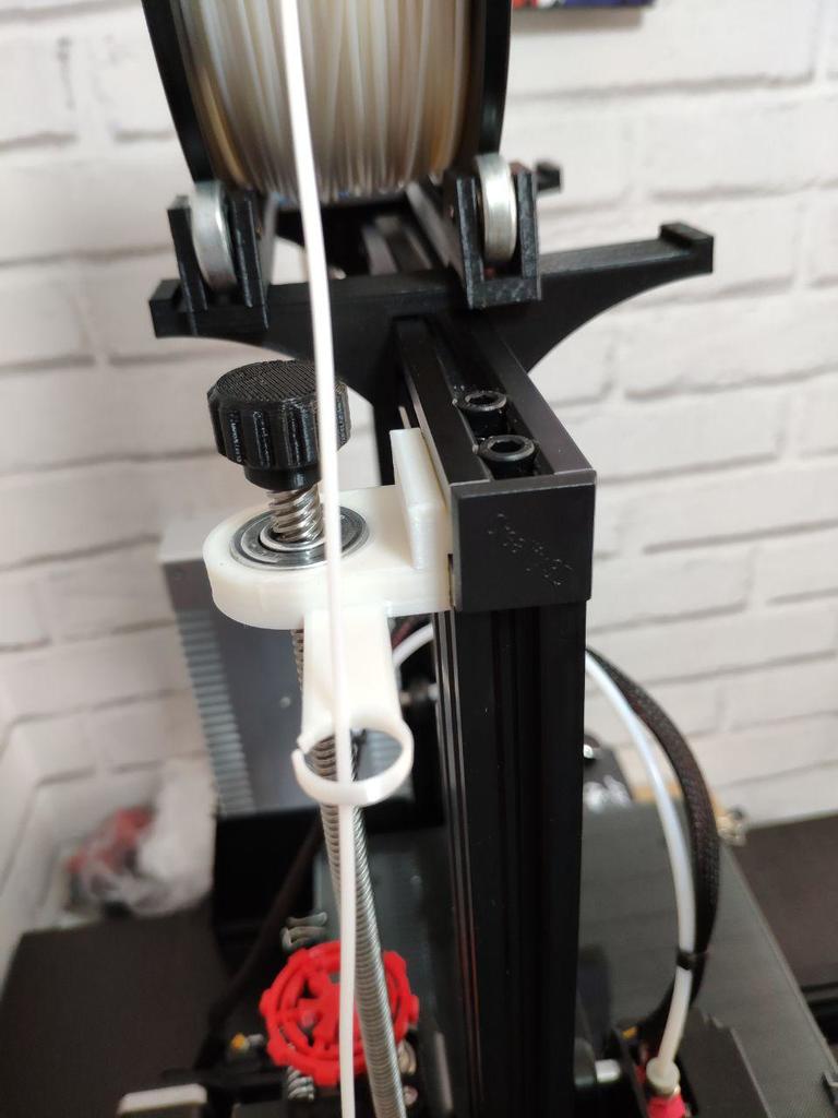 Ender 3 Lead Screw Stabilizer with Filament Guide T Slot