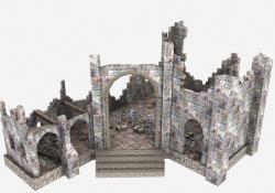 Cathedral Ruins - OpenGameArt - Terrain