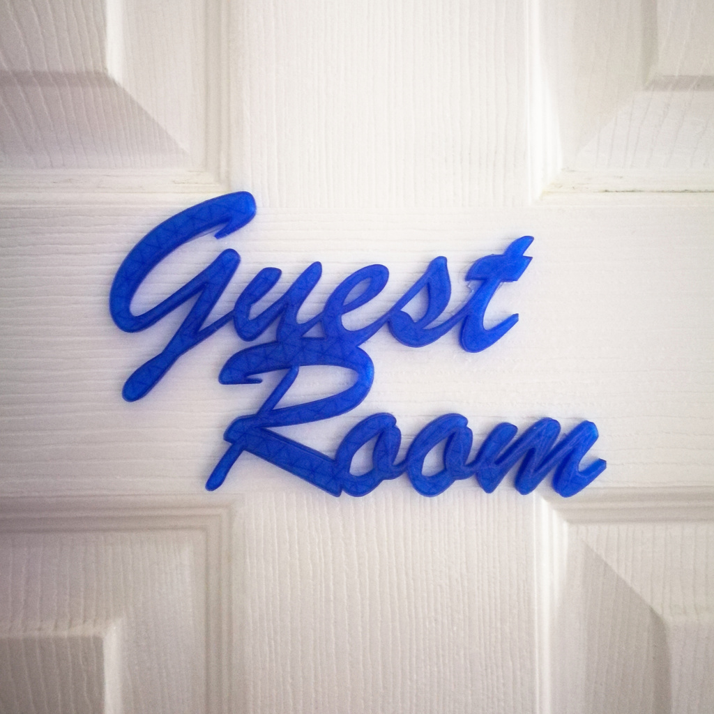 Guest Room Sign