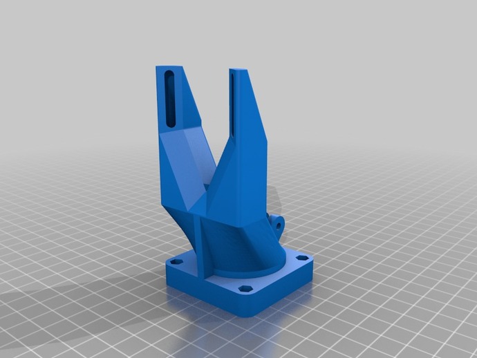 50mm Supportless, Directed Cooling Fan Duct for MendelMax & Prusa