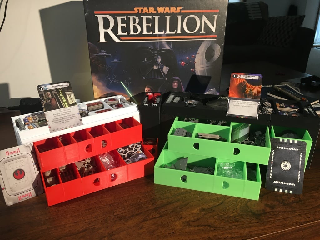 Star Wars Rebellion game organizer 