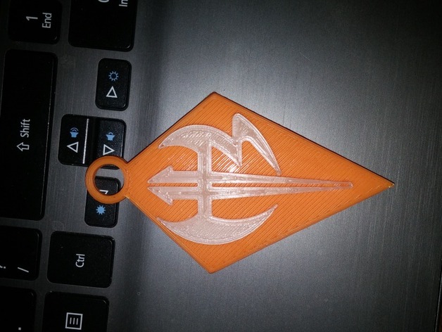 Jeff Hardys Logo Keychain