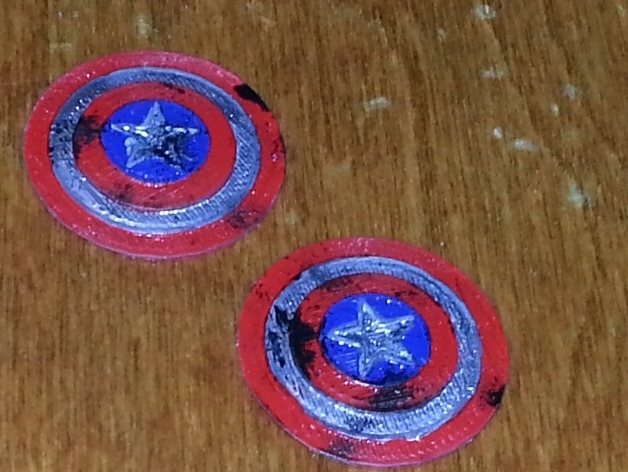 Captain America Shield (earring size)
