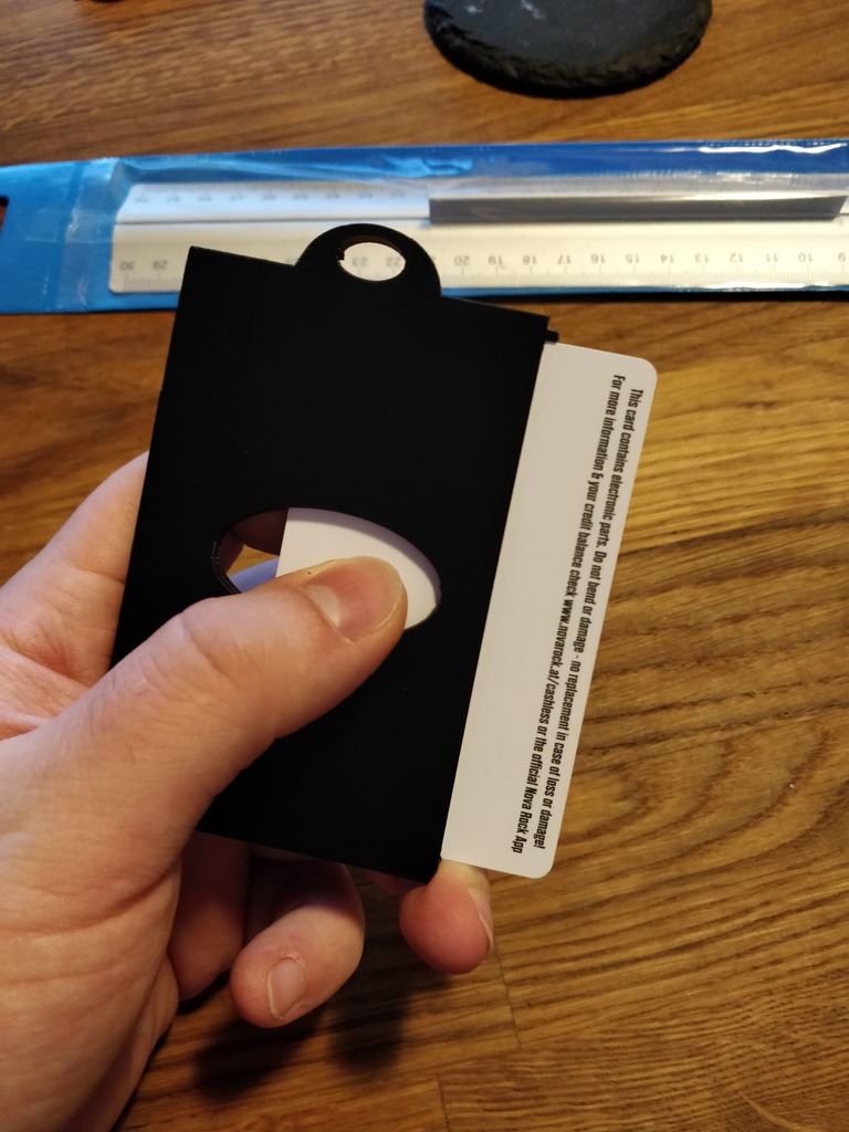 Cashless Card lanyard holder