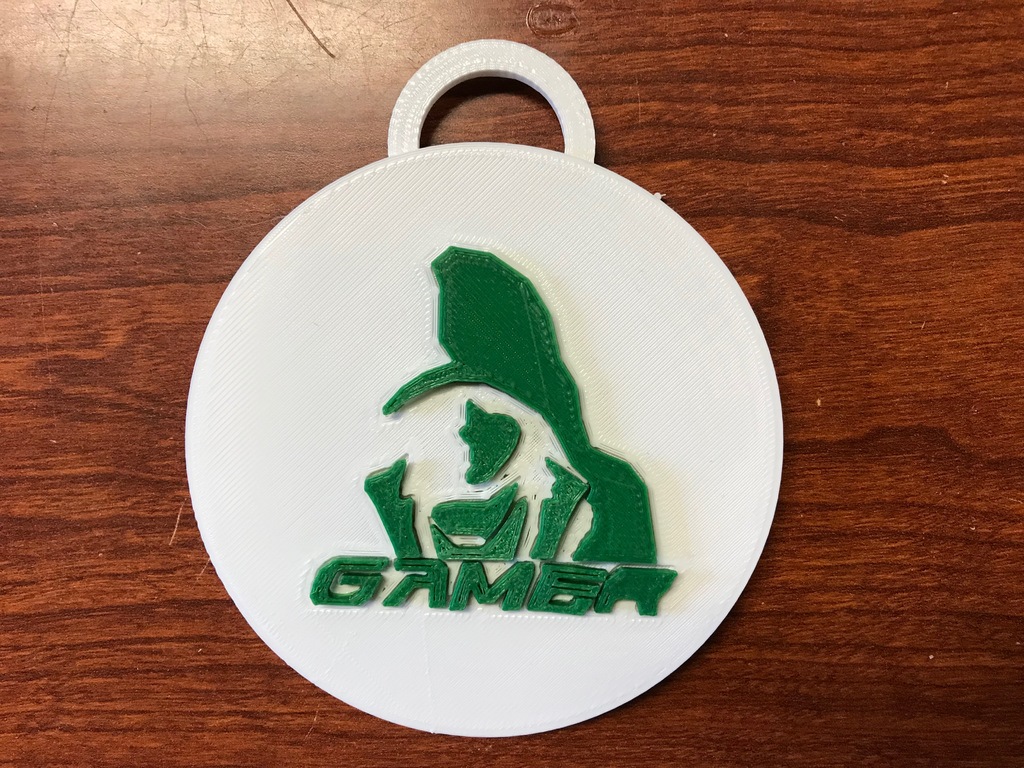 Christmas Ornament With Gamer Logo