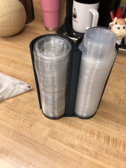 plastic container holder