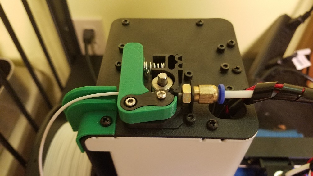 Monoprice filament replacement lever