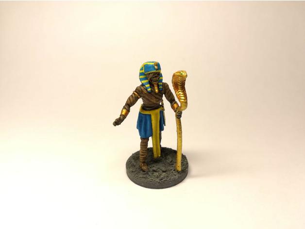 Image of Mummy Lord - 28mm D&D miniature