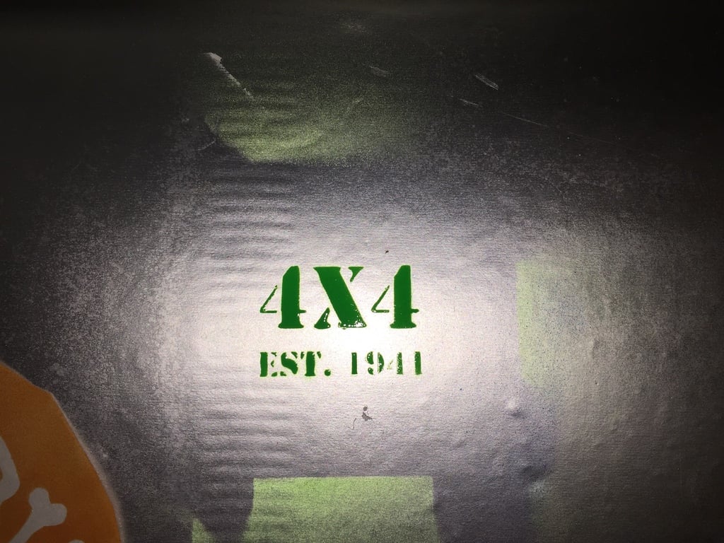 4x4 Est. 1941 Stencil