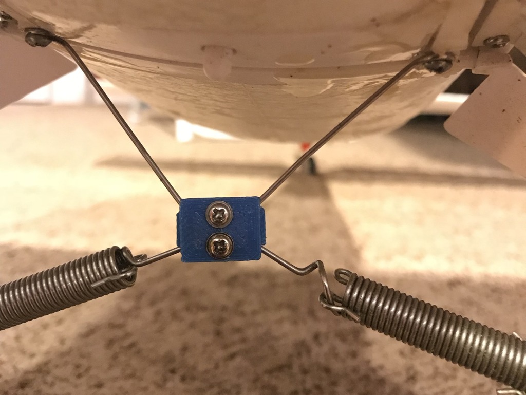 timber landing gear spring connector