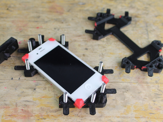 3D printing + sugru = precision rubber parts - iPhone 4/4S or 5 molds