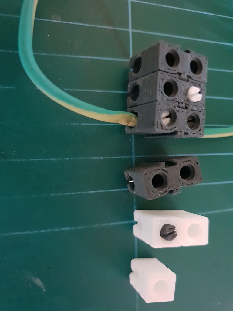 Fully Printable Terminal Block Electrical Connector - V2