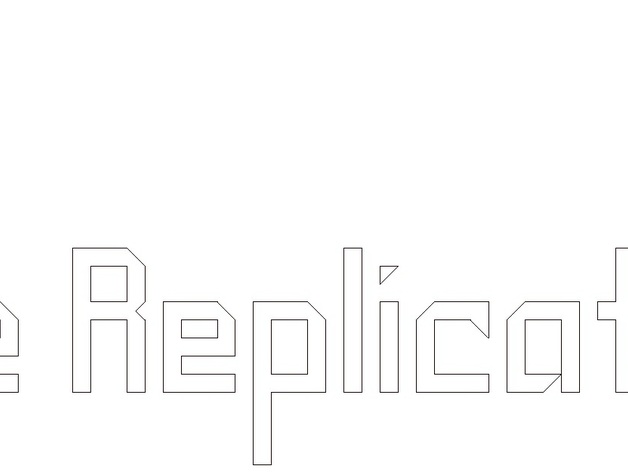 The Replicator Logo [DXF]