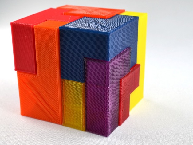 Box - 3D cube puzzle & digital prototype