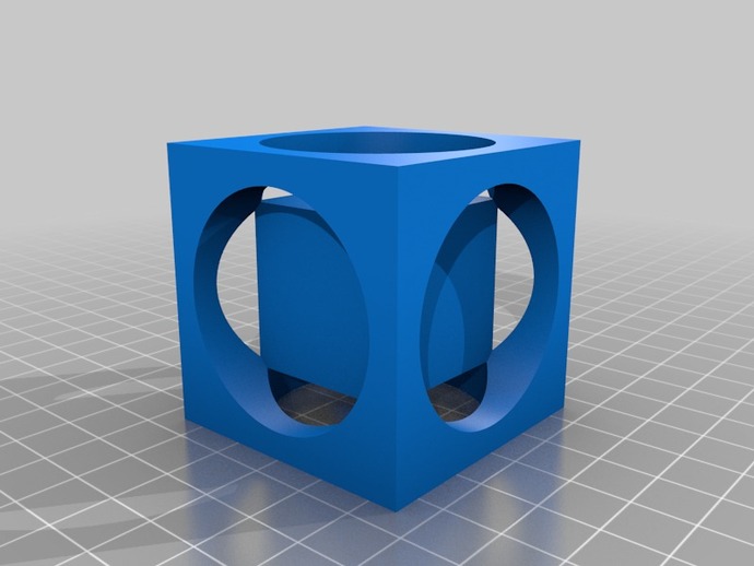 Impossible cube inside a cube - Printer test