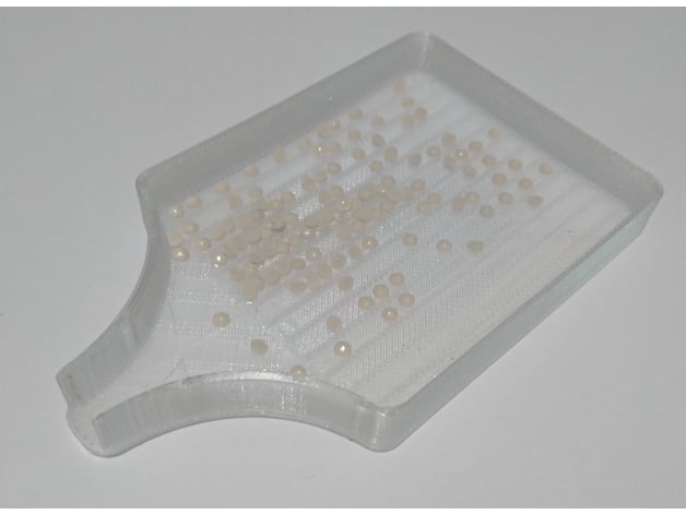 STL file Diamond Painting Tray totem 💎・3D printer model to