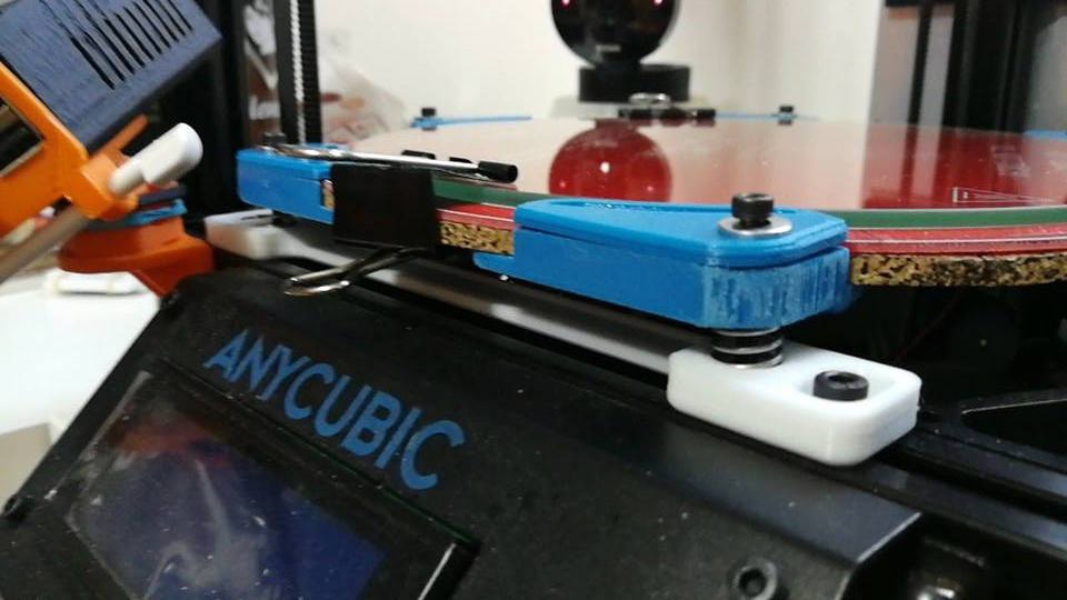 Anycubic Kossel heated bed + 200 glass