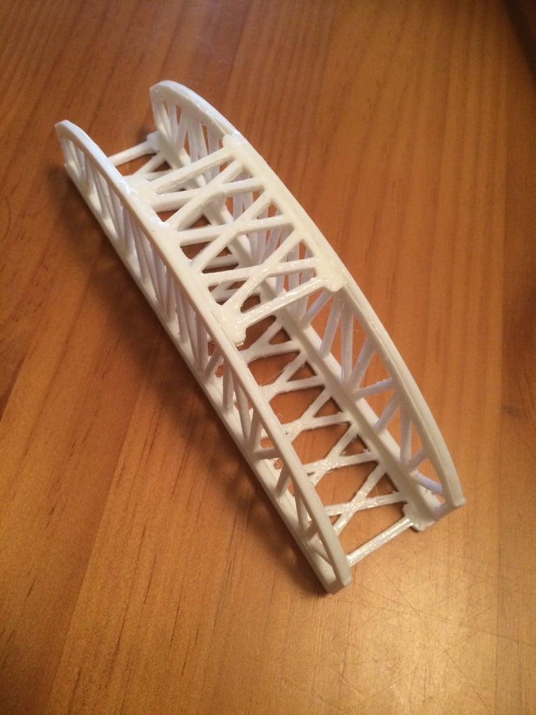 N-Scale Steel Bow Bridge