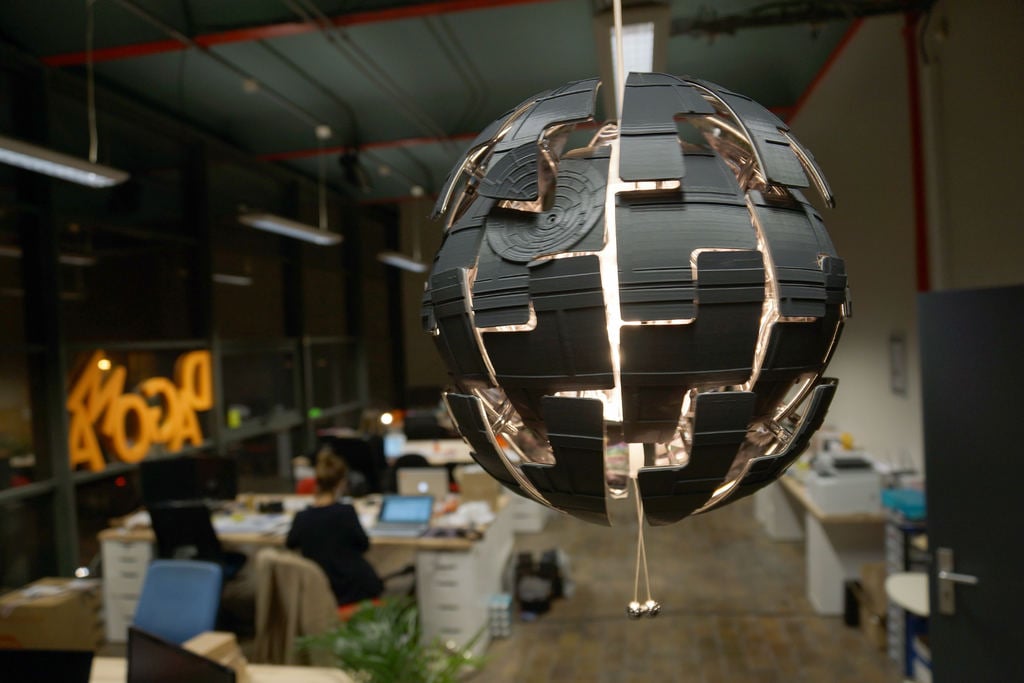 Death Star for Ikea lamp (PS 2014)
