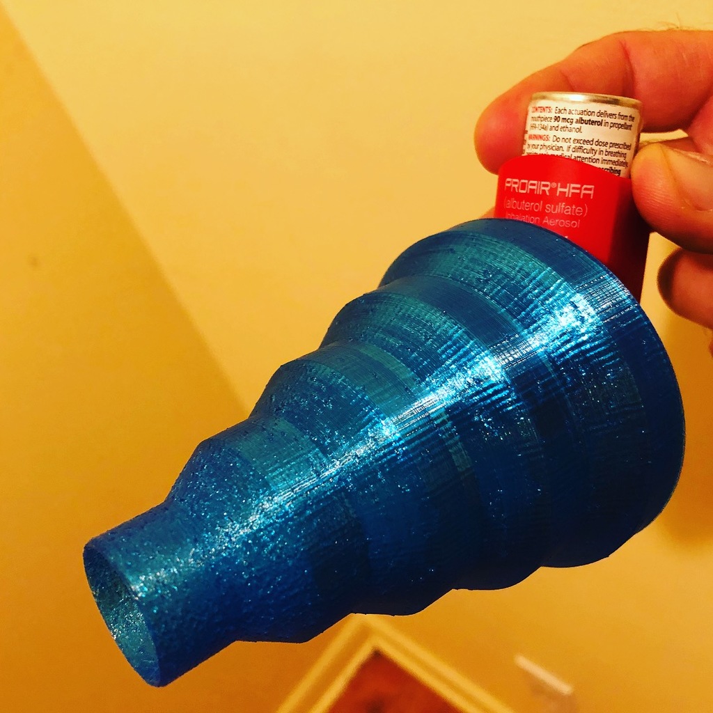 Flexible Inhaler Spacer with case 