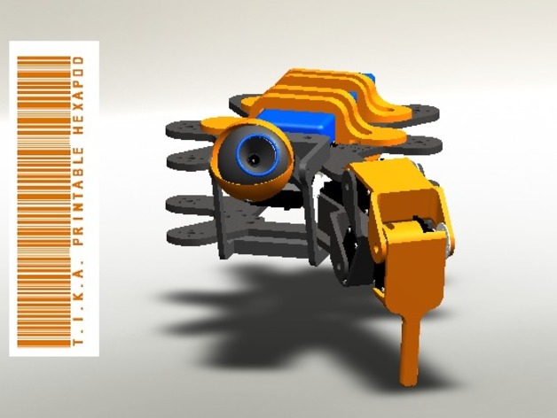 Hexapod Robot printable +/-400x450mm