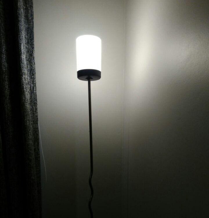 Glass shade adapter for Ikea lamp