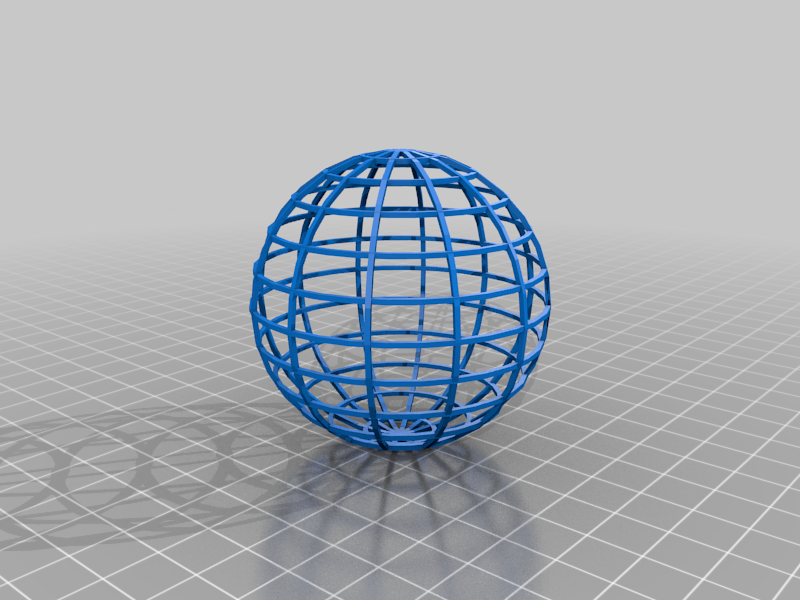 Custom Sphere with latitudes and longitudes