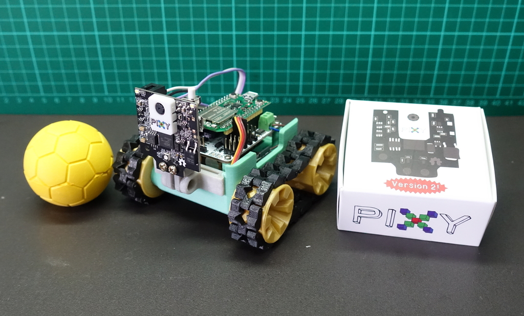 SMARS modular robot + Pixy2