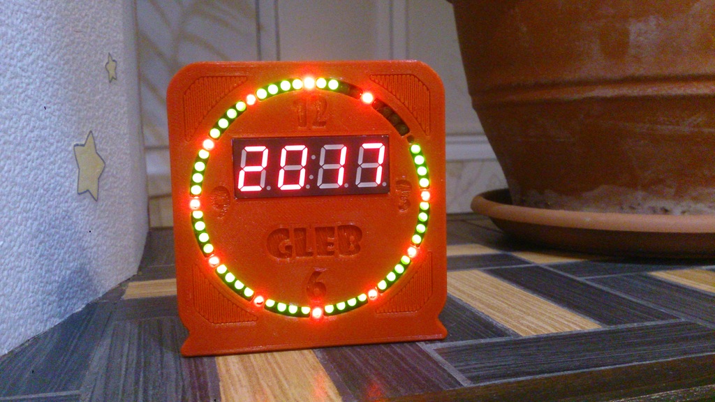 Case for clock DIY EC1204B (DS1302)