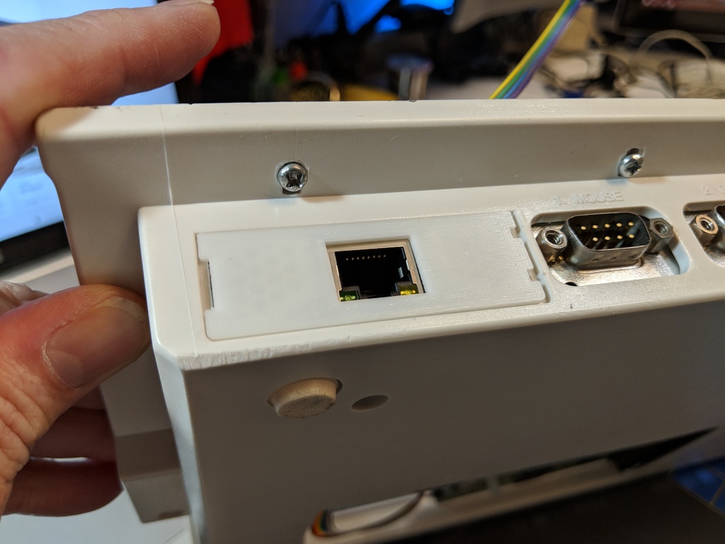 Amiga A1200 Ethernet Module Faceplate